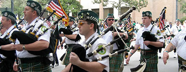 St. Patrick's Day Parade - Bagpipes St. Patrick's Day Parade - Bagpipes