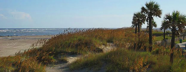 Ocean Front on Tybee Island